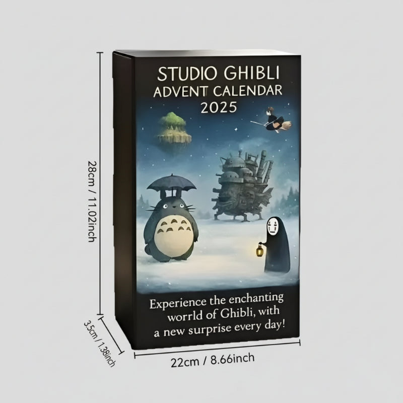 Calendario de Adviento Studio Ghibli 3D - Figuras Coleccionables Blind Box Anime Japonés