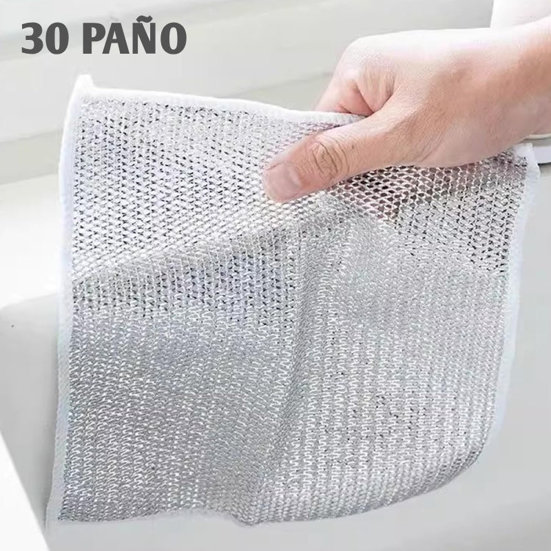 Doble capa Paños de limpieza de alambre de acero Magico!