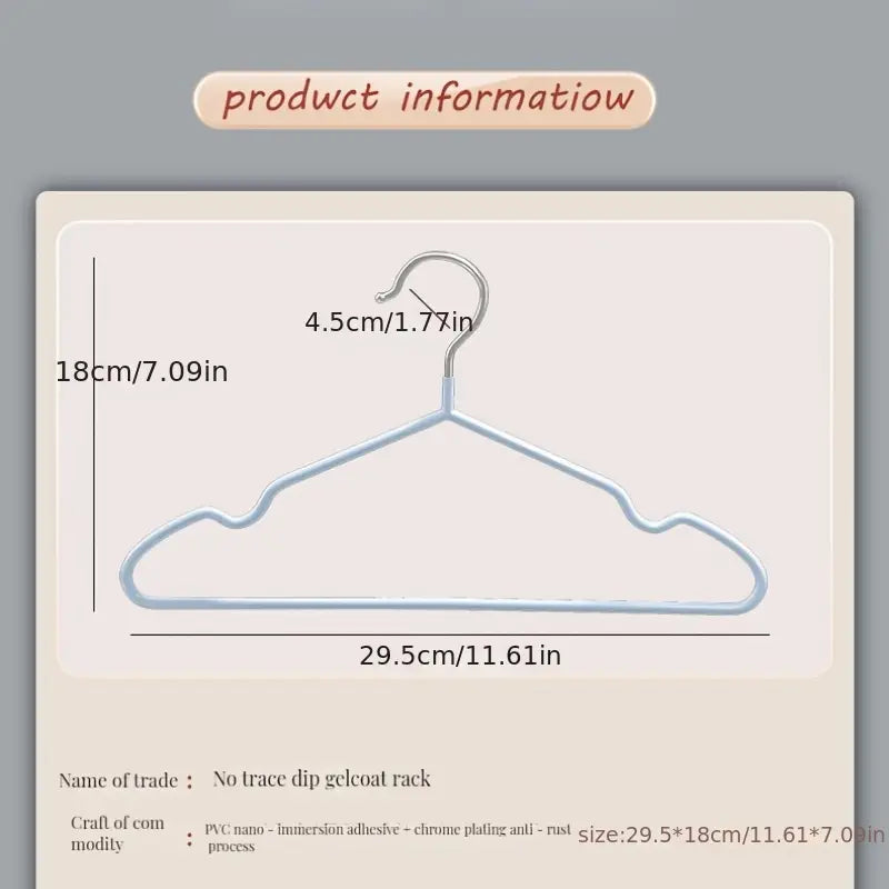 Perchas antideslizantes para ropa de bebé para niños