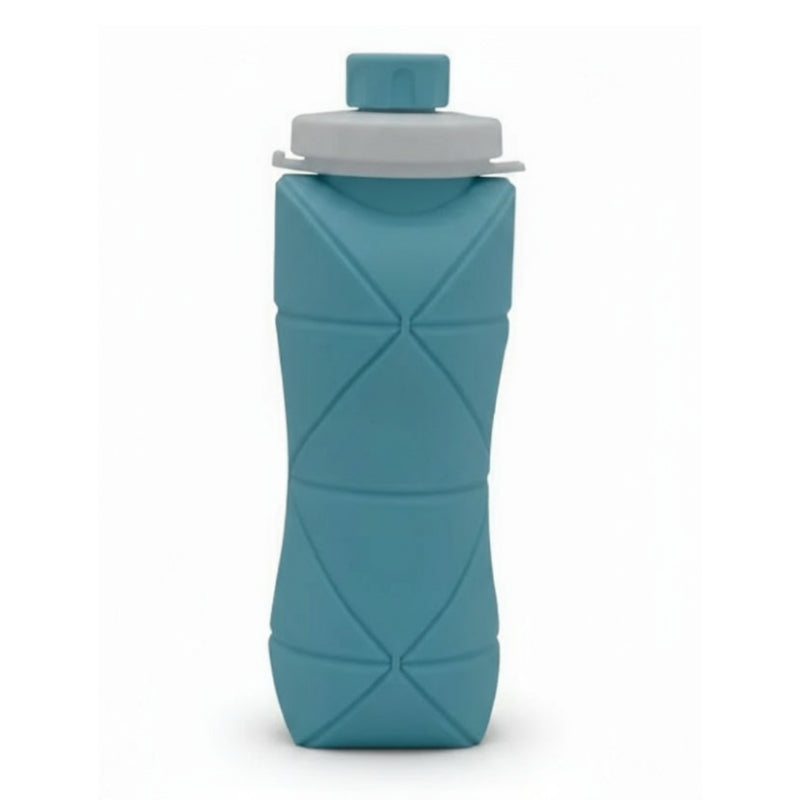 Botella de Agua Deportiva de Silicona Espesada y Plegable 600ML