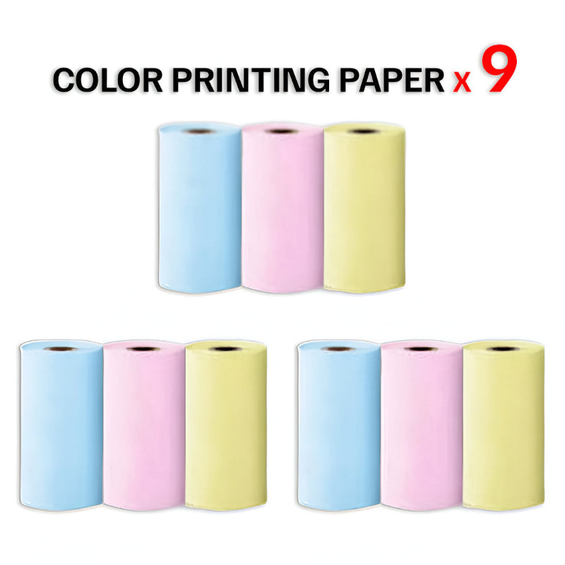 Portable Mini Thermal Label Printer - Bluetooth Photo Printer for Students, Home Labels & Price Tags