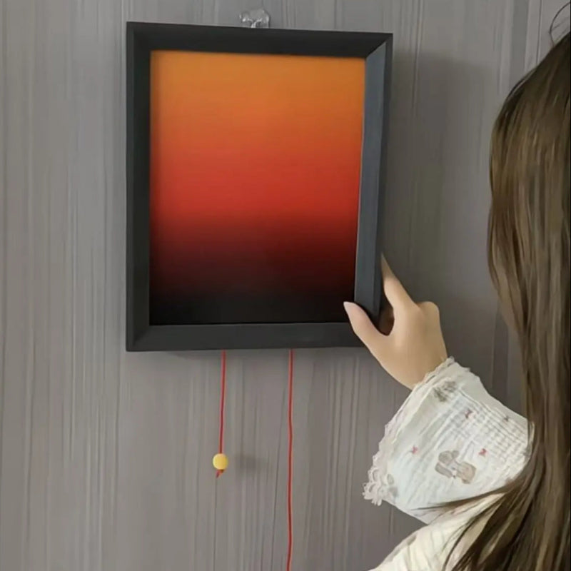 Lámpara LED Puesta de Sol Pared - Proyección Atardecer Ambiental, Fondo TikTok Fotografía Decoración