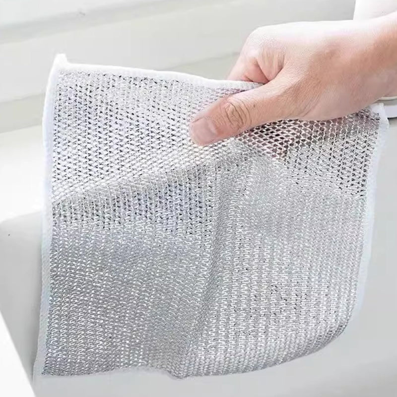 Doble capa Paños de limpieza de alambre de acero Magico!