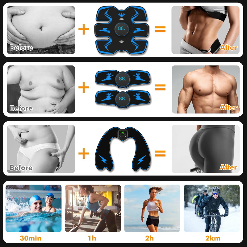 Entrenador de Abdominales Azul