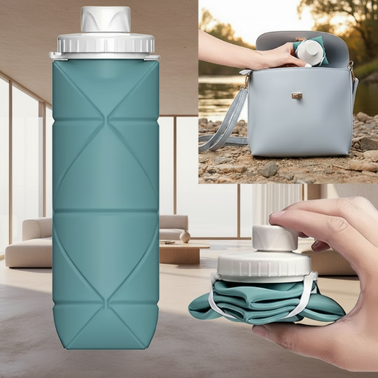 Botella de Agua Plegable Ligera 600ML