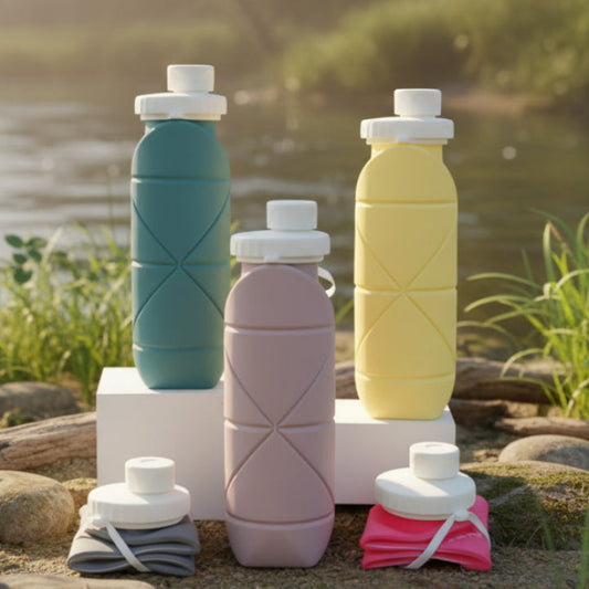 Botella de Agua Plegable Ligera 600ML