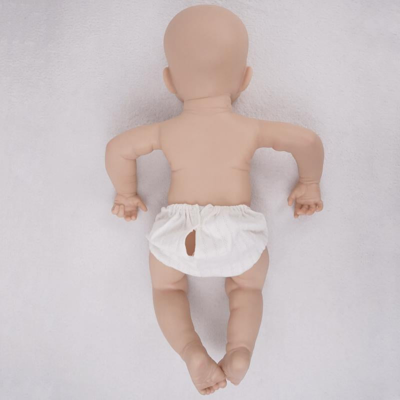 Funcuddle NO.18 Doll, 18.9-Inch Baby Girl Doll，Rebirth Doll Sleeping，Full Silicone Reborn Baby Dolls，Dolls & Accessories，Dolls for Girls 3-12，Birthday Doll