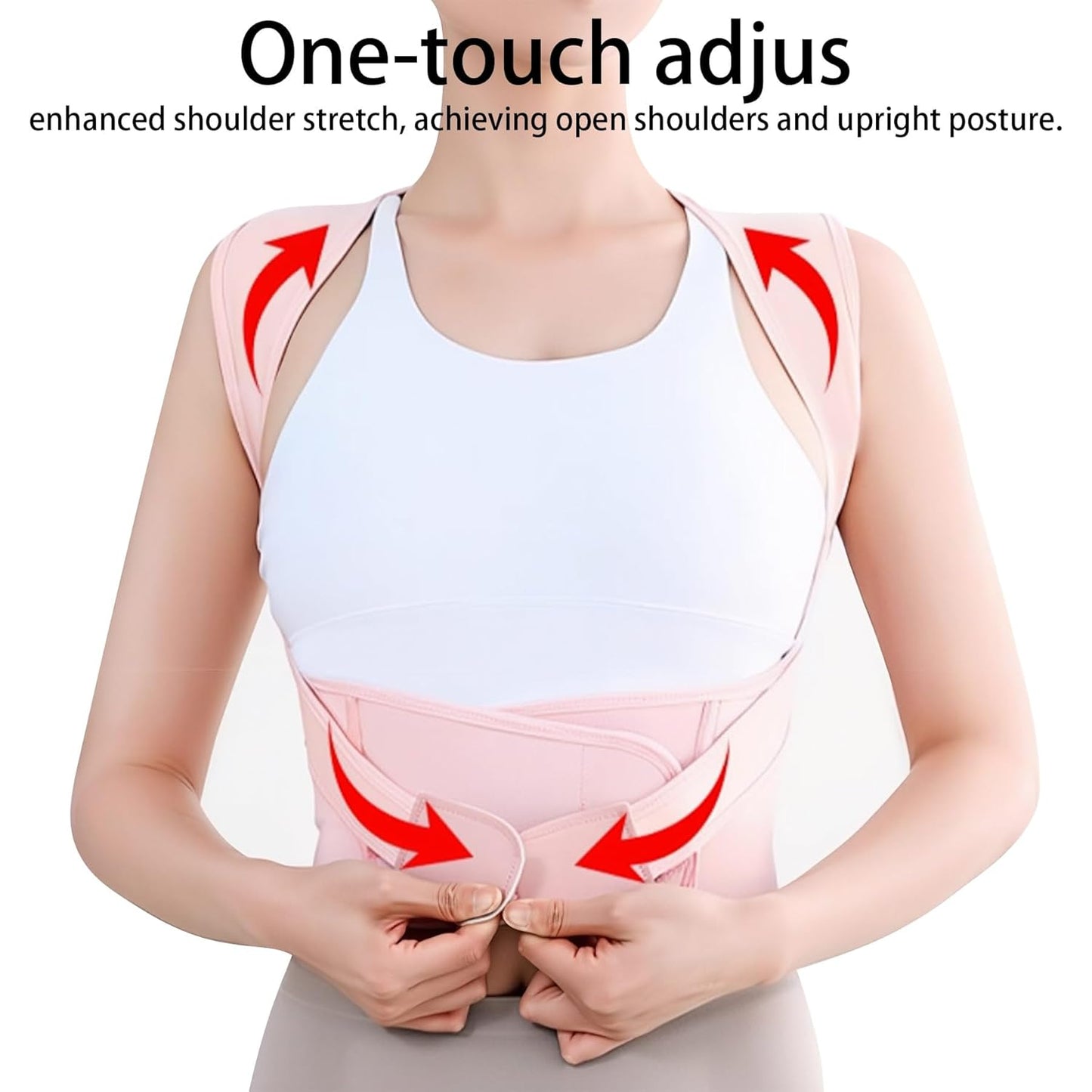 Corrector de Postura Invisible y Transpirable Ajustable