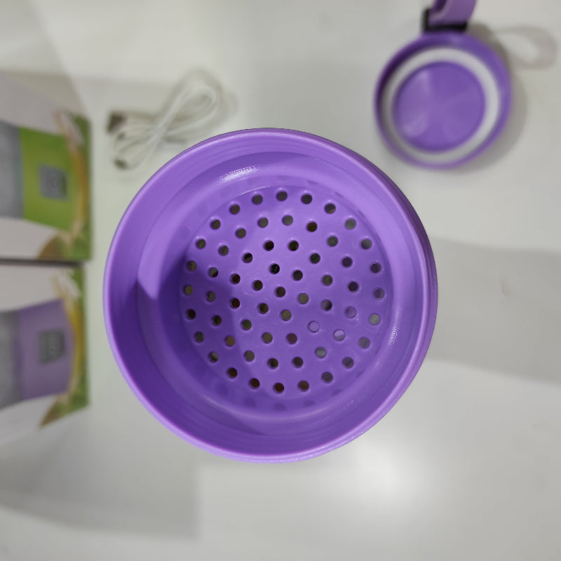 Licuadora portátil con base antideslizante de silicona y sistema de seguridad magnético inteligente