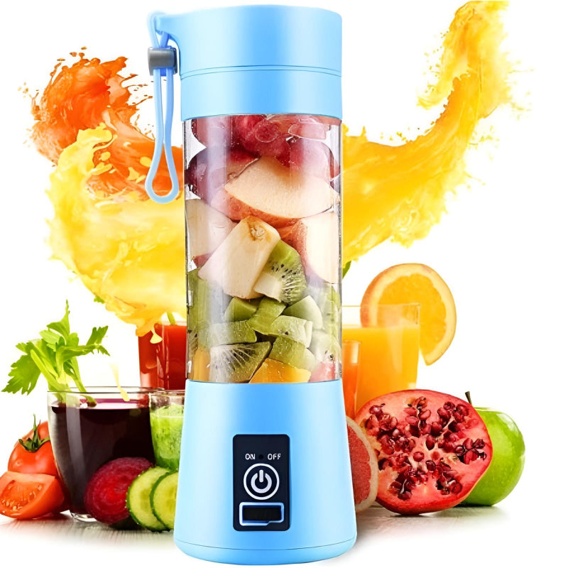 Licuadora portátil con base antideslizante de silicona y sistema de seguridad magnético inteligente