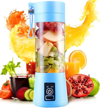 Licuadora portátil con base antideslizante de silicona y sistema de seguridad magnético inteligente