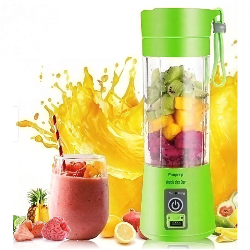 Licuadora portátil con base antideslizante de silicona y sistema de seguridad magnético inteligente