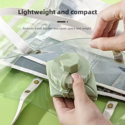 Botella de Agua Deportiva de Silicona Espesada y Plegable 600ML