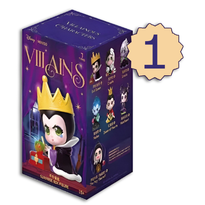 Figuras Disney Villains Born to Rebel Blind Box - Coleccionables Spooky Cute, Regalo Navidad para Ella