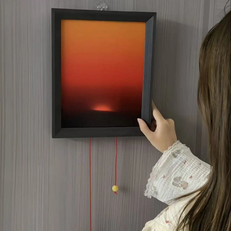 Lámpara LED Puesta de Sol Pared - Proyección Atardecer Ambiental, Fondo TikTok Fotografía Decoración