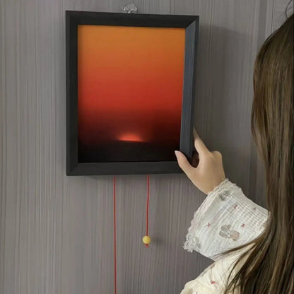 Lámpara LED Puesta de Sol Pared - Proyección Atardecer Ambiental, Fondo TikTok Fotografía Decoración