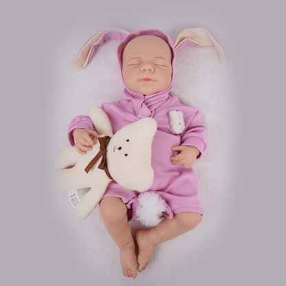 Muñeca Reborn Bebé Niña 48cm Silicona 100%