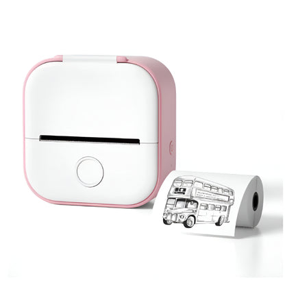 Portable Mini Thermal Label Printer - Bluetooth Photo Printer for Students, Home Labels & Price Tags