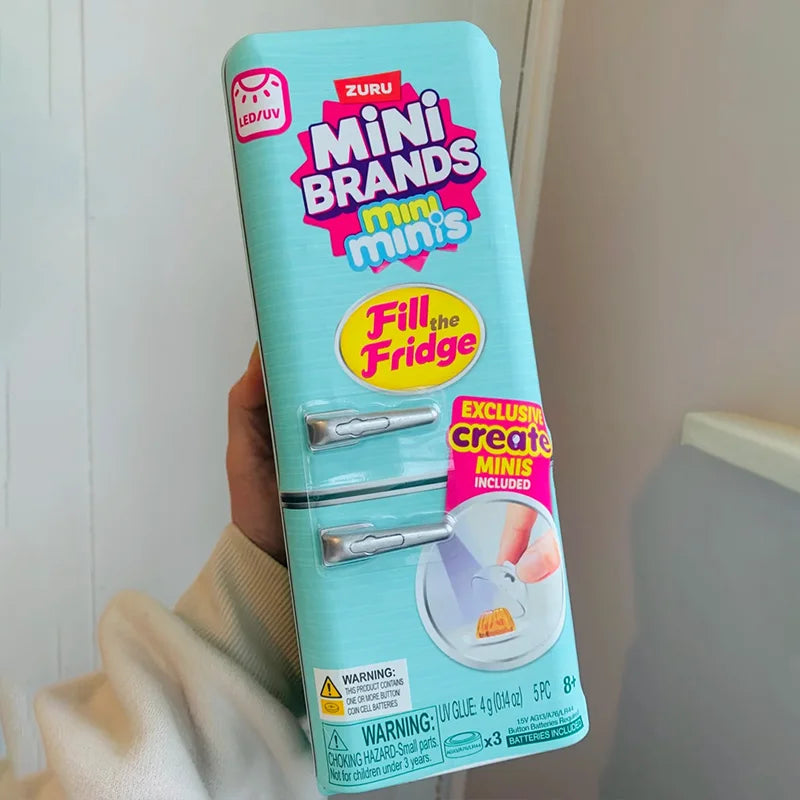 New Products Brands Ball Mini Refrigerator Food Blind Box Mini Toy Set Great Baby House Scene Playable and Gift for Children Toy