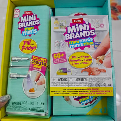 New Products Brands Ball Mini Refrigerator Food Blind Box Mini Toy Set Great Baby House Scene Playable and Gift for Children Toy