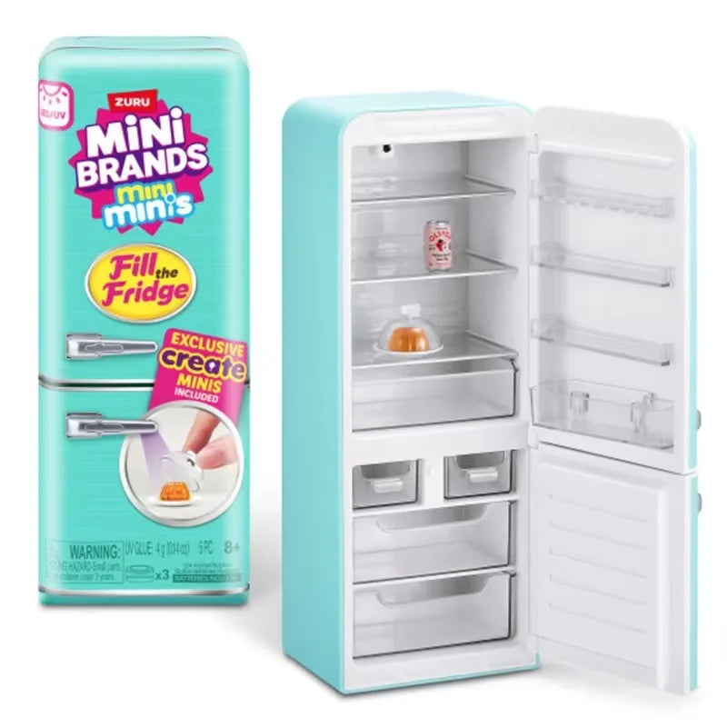 New Products Brands Ball Mini Refrigerator Food Blind Box Mini Toy Set Great Baby House Scene Playable and Gift for Children Toy