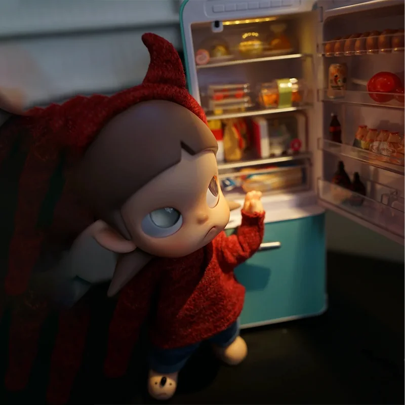 New Products Brands Ball Mini Refrigerator Food Blind Box Mini Toy Set Great Baby House Scene Playable and Gift for Children Toy