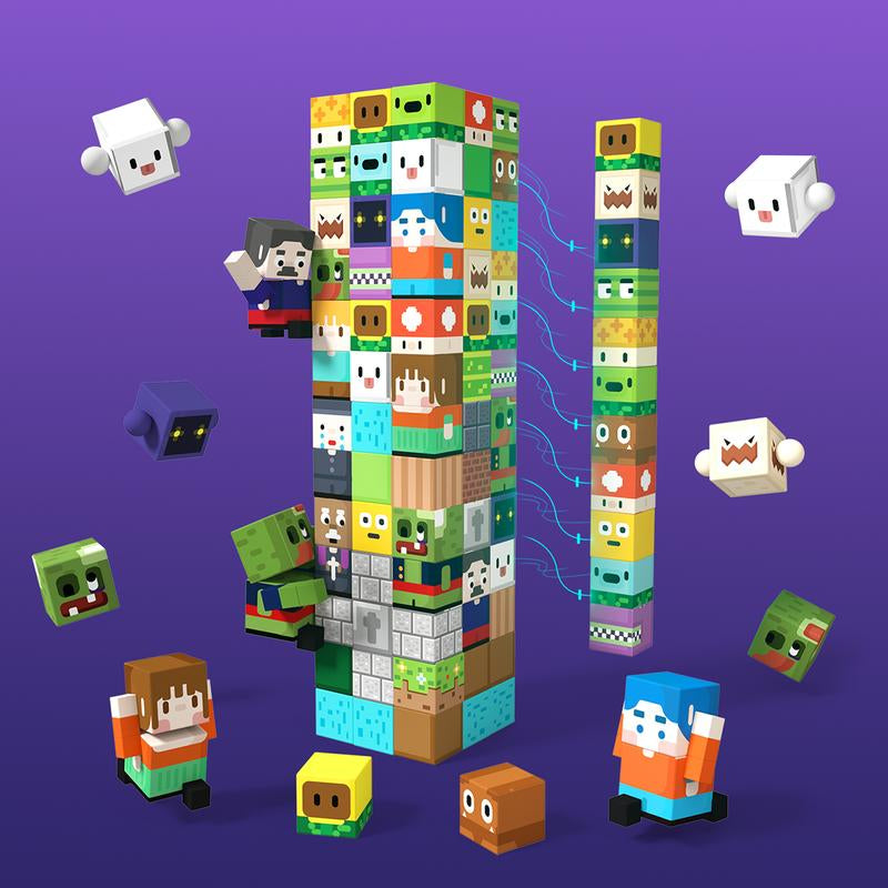 Gobidex 100-500Pcs STEM Game-Based Zomblock Novelty Magnetic Building Blocks Toys in Gift Package for Kids Ages 3-12